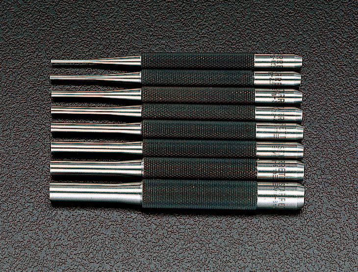 【メーカー在庫あり】 エスコ ESCO 1/16"-5/16" ドライブピンポンチ(8本組) 000012051522 JP店