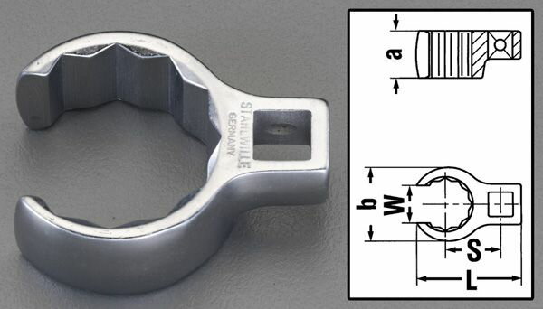 【メーカー在庫あり】 エスコ ESCO 1/2"sqx1-5/16" CROW-RING スパナ 000012226826 JP店