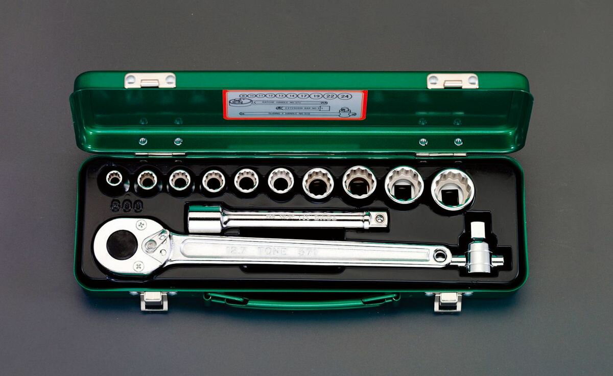 【メーカー在庫あり】 エスコ ESCO 1/2"sq ソケットレンチセット 000012098552 JP店