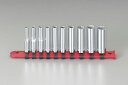 【メーカー在庫あり】 エスコ ESCO 1/4"sq ディープソケットセット(インチサイズ) 000012209764 JP店