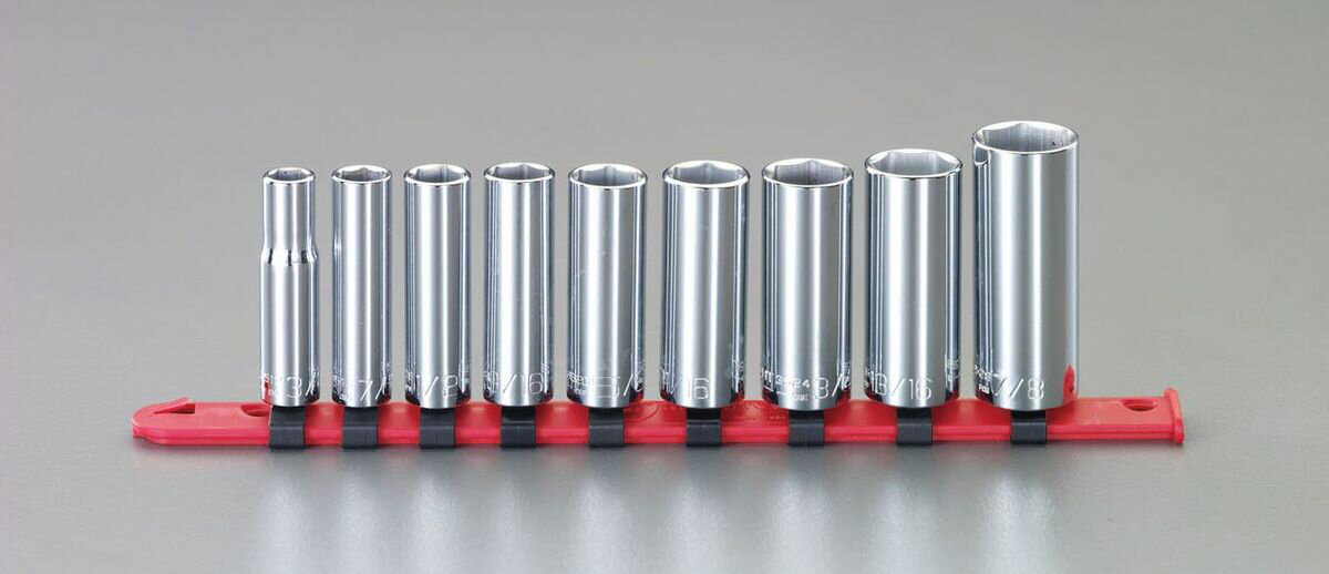 【メーカー在庫あり】 エスコ ESCO 3/8"sq ディープソケットセット 000012098965 JP店