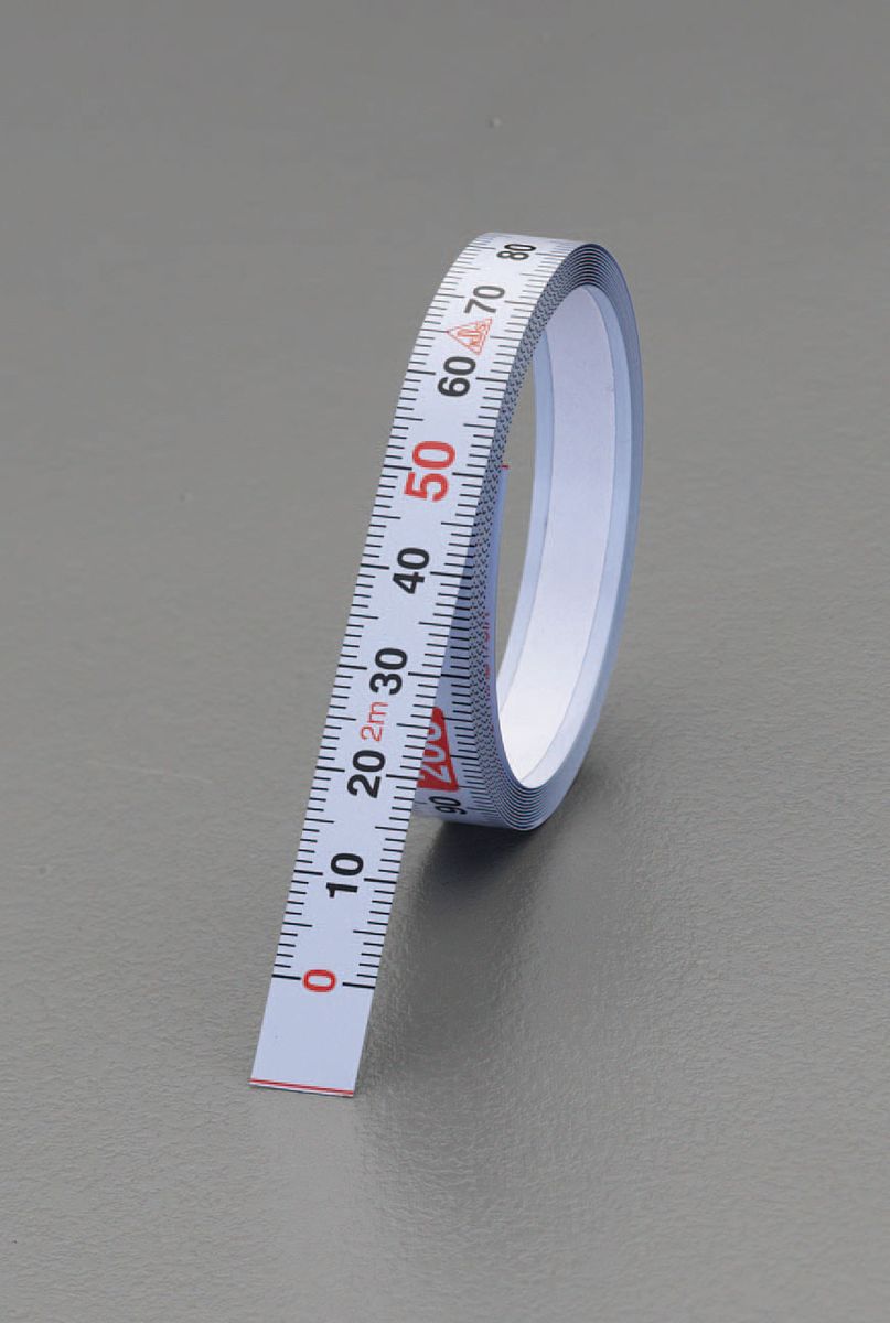 【メーカー在庫あり】 エスコ ESCO 10mmx2.0m 粘着付 目盛テープ(ステンレス製) 000012228013 JP店