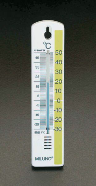 【メーカー在庫あり】 エスコ ESCO 200x44mm 温度計(白/緑) 000012018598 JP店