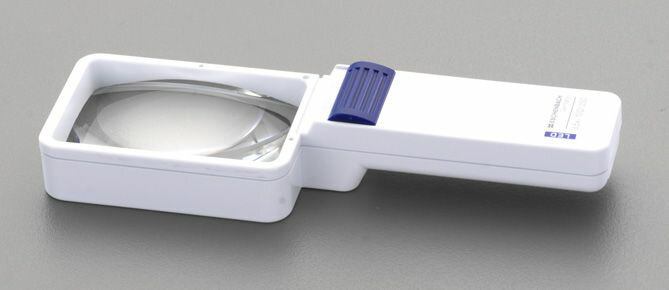 【メーカー在庫あり】 エスコ ESCO x3.5/75x50mm ルーペ(LEDライト付 角形) 000012...