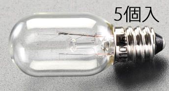 ●口金…E12ベース●サイズ…φ20×48mm●入数…5個●電圧…220V●消費電力…10W分配電盤、電飾用、表示灯用ランプ中ナツメ球ガラス球000012088531楽天 JP店　