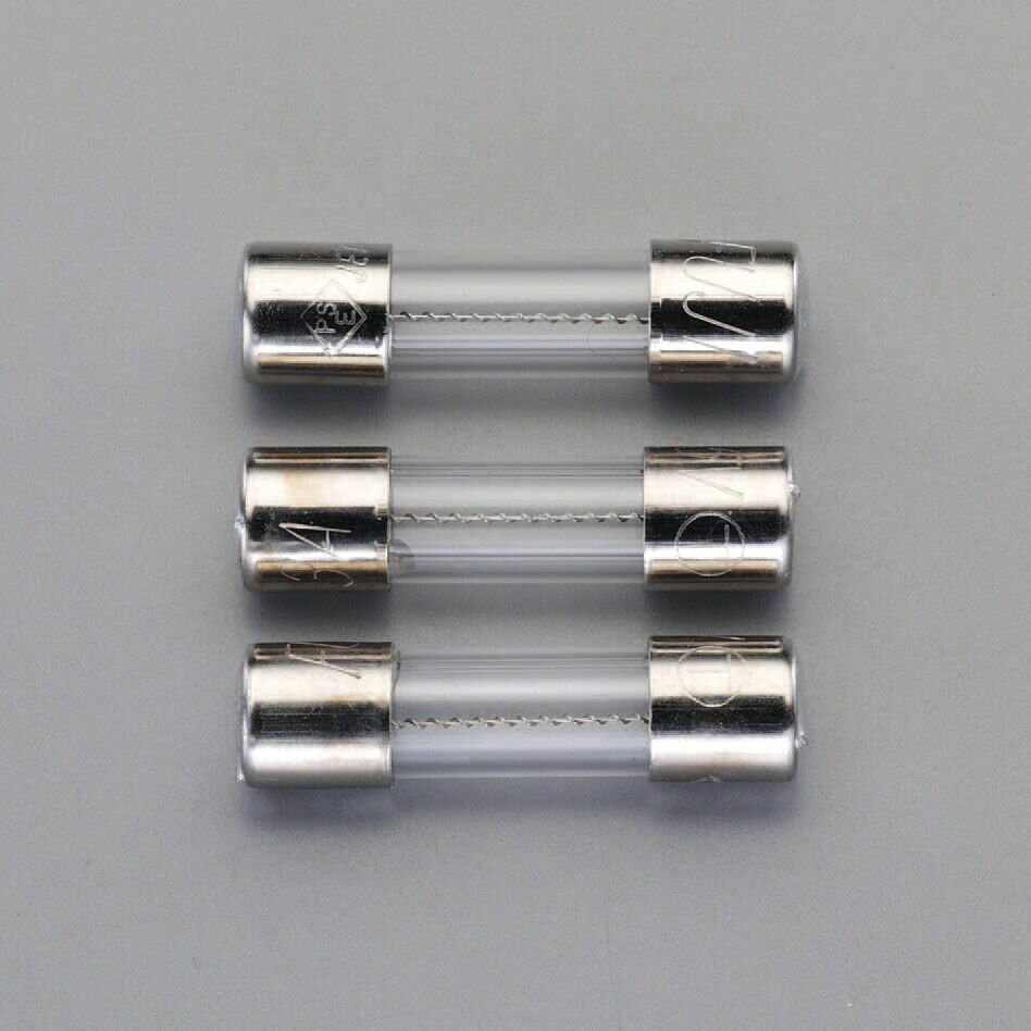 樂天商城 - 【メーカー在庫あり】 エスコ ESCO 125Vx3.0A/φ6.4mm 管ヒューズ(タイムラグ型/3本) 000012211350 JP店