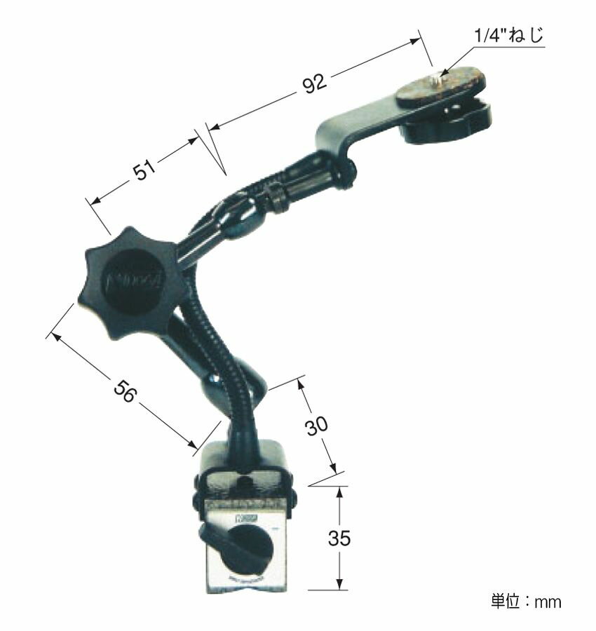 【メーカー在庫あり】 エスコ ESCO 56x 51mm カメラアーム 000012088653 JP
