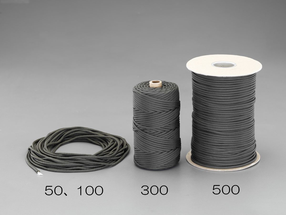 【メーカー在庫あり】 エスコ ESCO φ4.0mmx152.0m パラシュートコード(OD色) 000012248159 JP店