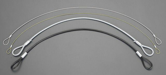 【メーカー在庫あり】 エスコ ESCO 4.3x1040mm コーティングカットワイヤー(スチー...