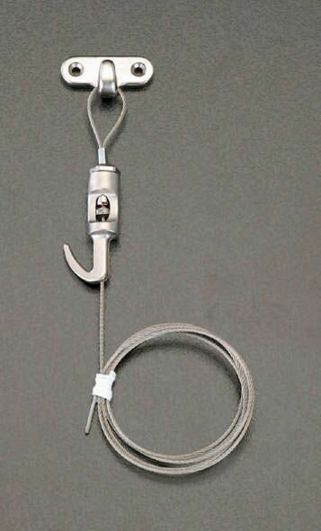 【メーカー在庫あり】 エスコ ESCO 1.0m ワイヤー吊り金具 000012016254 JP店