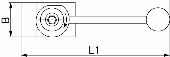 【メーカー在庫あり】 エスコ ESCO 呼12/M10/48x200mm 偏心レバー クランプジョー 000012210079 JP店