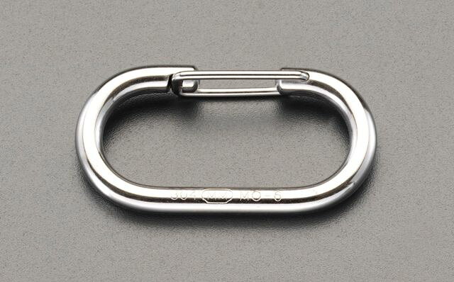 【メーカー在庫あり】 エスコ ESCO 30.0x10.0x 4.0mm スプリングフック ステンレス 000012087532 JP店