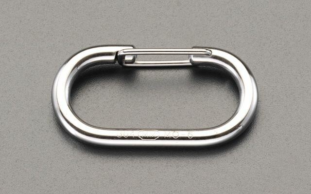 【メーカー在庫あり】 エスコ ESCO 41.0x16.0x 5.0mm スプリングフック ステンレス 000012087533 JP店