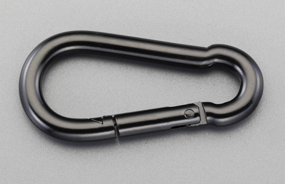 【メーカー在庫あり】 エスコ ESCO 102x11.0mm スナップフック スチール製/黒 0000...