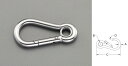 【メーカー在庫あり】 エスコ ESCO 139.7x12.0mm スプリングフック ステンレス製 000012099731 JP店