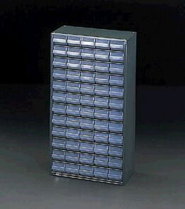 ●サイズ:307×150×555(H)mm●引き出し:55×153×41(H)mm●材質:外側:スチール(ダークグレー)引き出し:樹脂(EA661BA-10)●仕切板:EA661BA-11(60枚入)●重量:5.1kg5列12段各引き出しは別売の仕切板で4つに仕切れます。000012033707楽天 JP店　