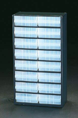 ●サイズ:307×150×555(H)mm●引き出し:139×155×64(H)mm●仕切板:EA661BA-41(16枚入)●材質:外側:スチール引き出し:樹脂(EA661BA-30)●重量:4.3kg2列8段各引き出しは別売の仕切板で4つに仕切れます。000012004980楽天 JP店　