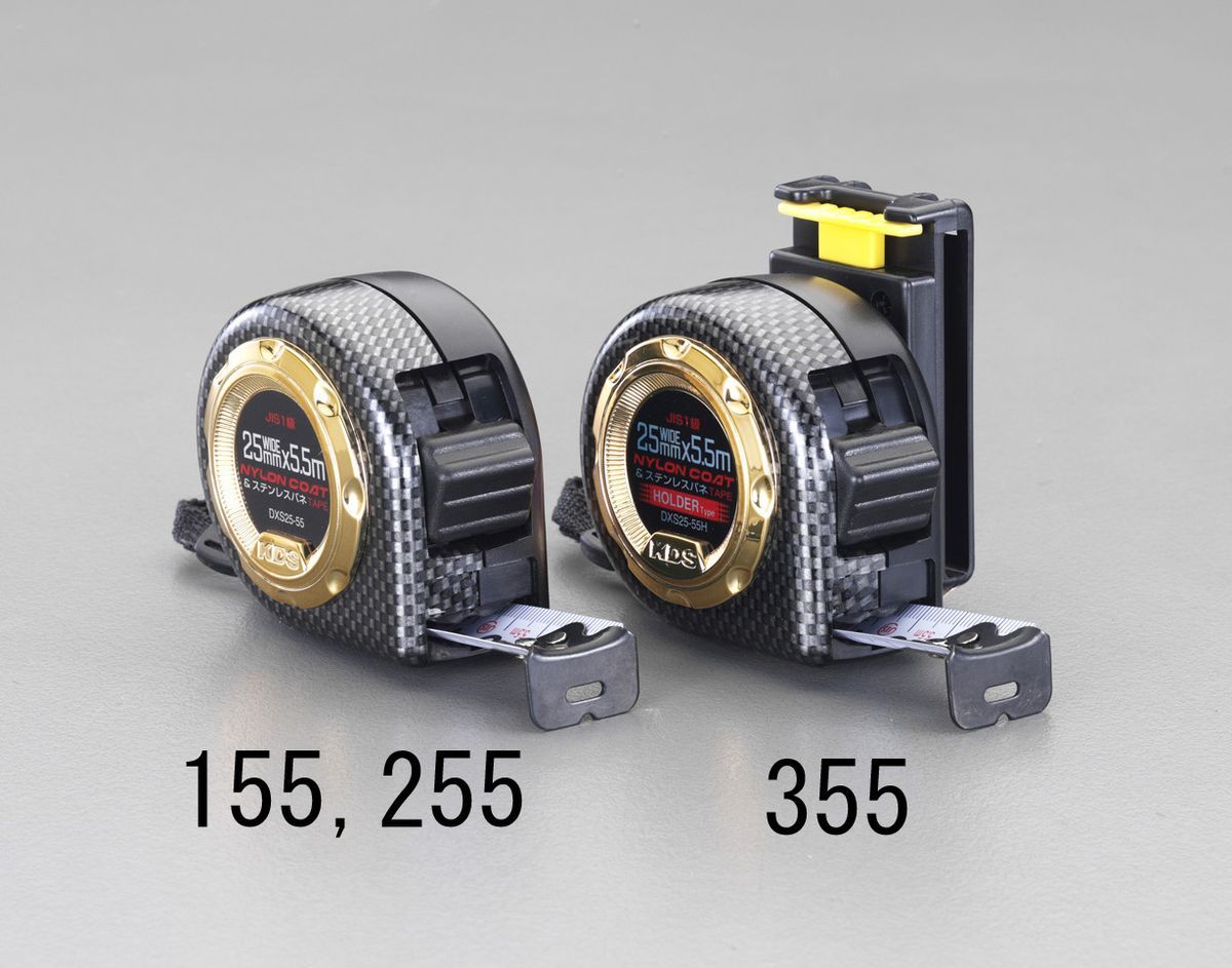 【メーカー在庫あり】 エスコ ESCO 25mmx5.5m メジャー(ナイロンコート/ホルダー付) 000012256011 JP店