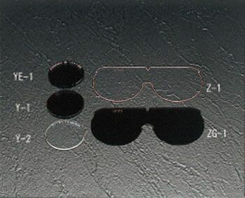 【メーカー在庫あり】 エスコ ESCO EA800Y,YE用 クリアーレンズ 1枚 000012018231 JP