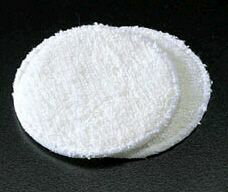 ●直径…125(140)mm●厚み…約4mm●材質…タオル地●用途…家具、自動車のワックスがけ後の拭き上げ、及び金属製品のみがき●入数…2枚入りマジックテープ付EA809ZB-4（マジック式ラバーパット）に取付けてご使用下さい000012063665　