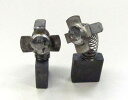 【メーカー在庫あり】 エスコ ESCO 交換用ストップカーボンブラシ 999074/日立 2個 000012240559 JP