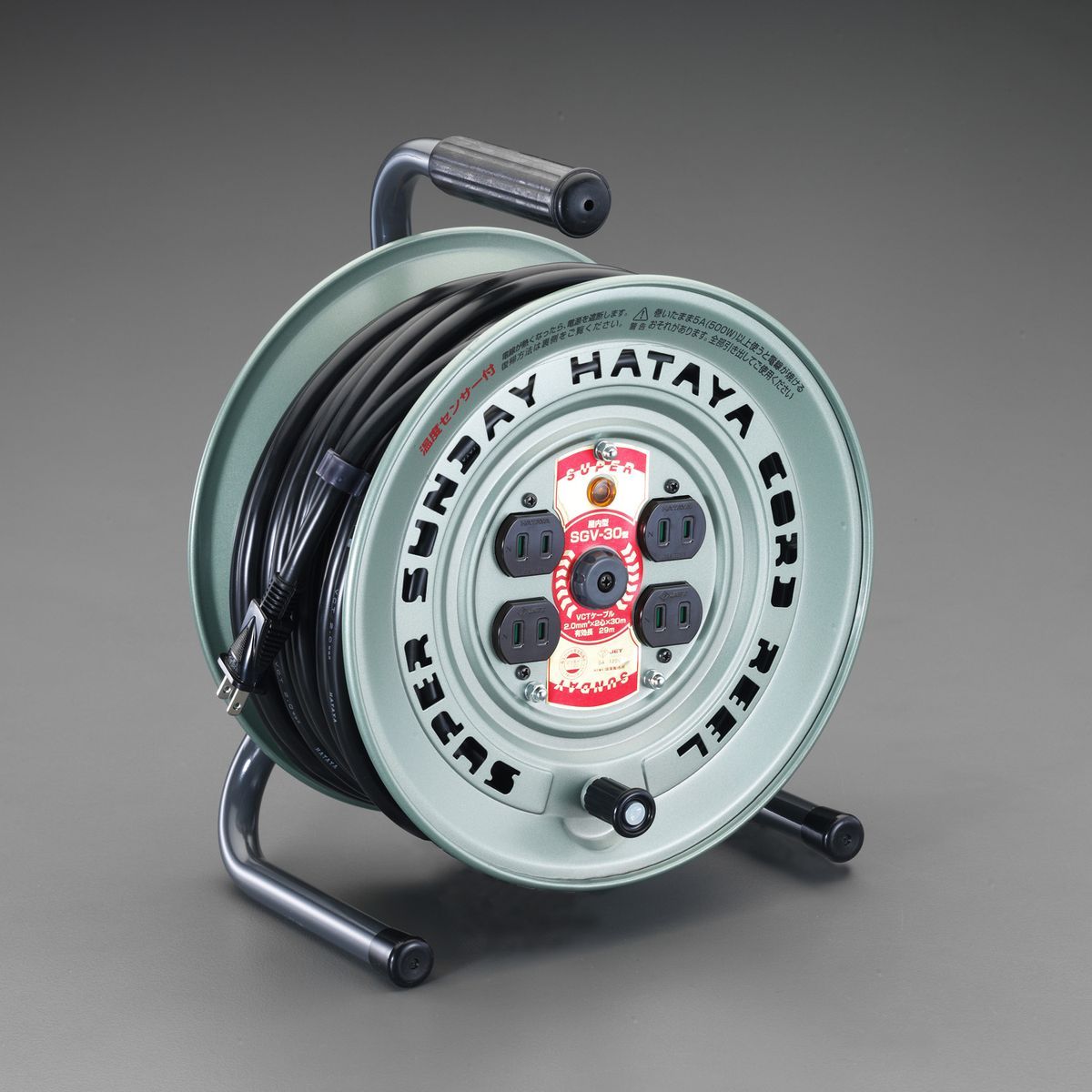 【メーカー在庫あり】 エスコ ESCO AC125V/15A/50m コードリール 000012200908 JP店