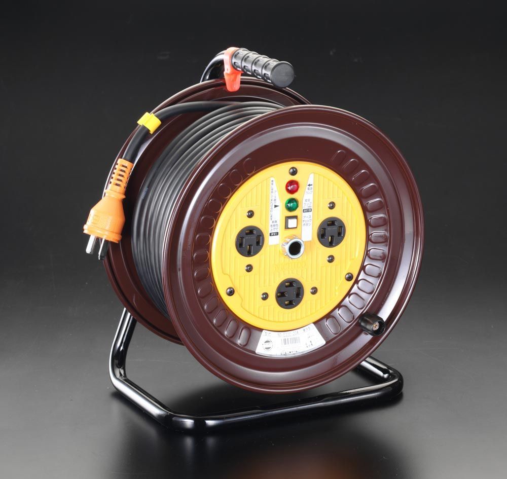 【メーカー在庫あり】 エスコ ESCO 三相AC200V/19A/30m 電工ドラム 000012081029 JP店