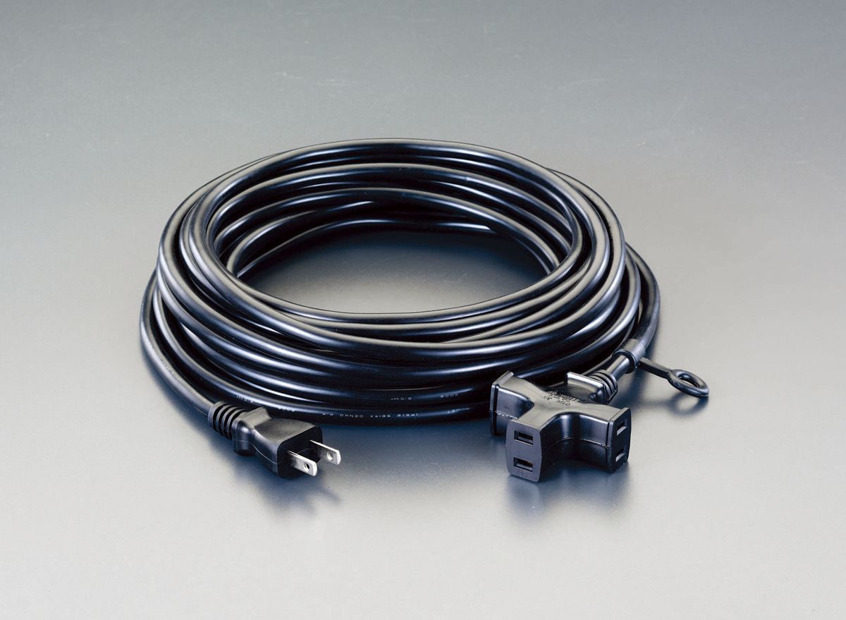 ●コンセント定格…15A・125V(1500Wまで)●電線仕様…VCT2.0mm2×2心●コンセント数…3個●長さ…20m●重量…2.6kg000012212743楽天 JP店　