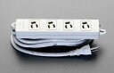 【メーカー在庫あり】 エスコ ESCO AC125V/15Ax3.0m OAタップ マグネット付 000012212779 JP店(2)