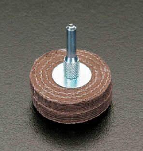 【メーカー在庫あり】 エスコ ESCO 100mm 軸付布バフ 000012049665 JP