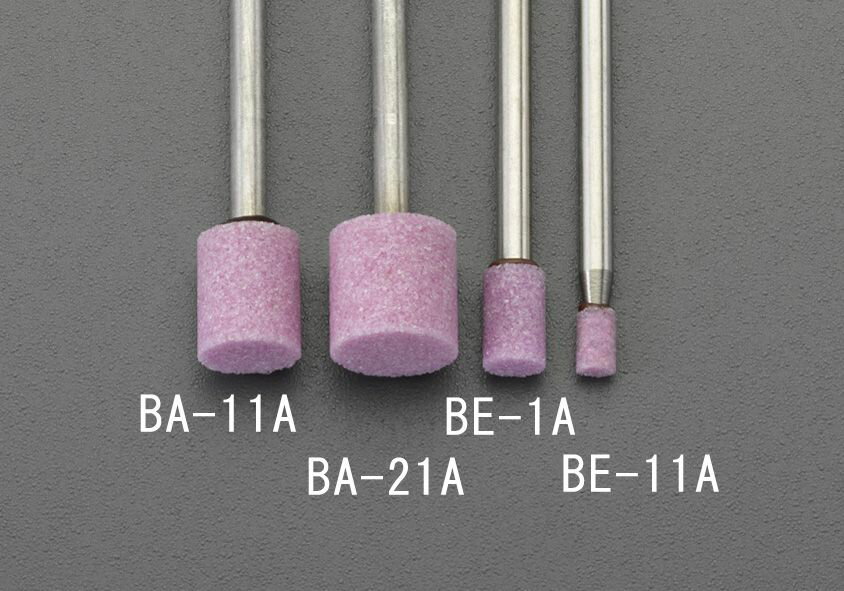Rakuten - 【メーカー在庫あり】 エスコ ESCO 8x10mm/3mm軸 軸付砥石 赤 000012260951 JP