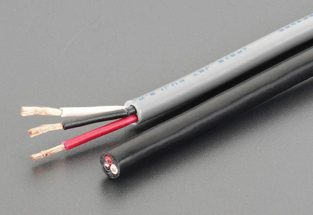 �ڥ᡼�����߸ˤ���� ������ ESCO 300V/17A/ 20m �ӥˡ��륭��֥����䥱���֥�(3��/��) 000012090975 JPŹ