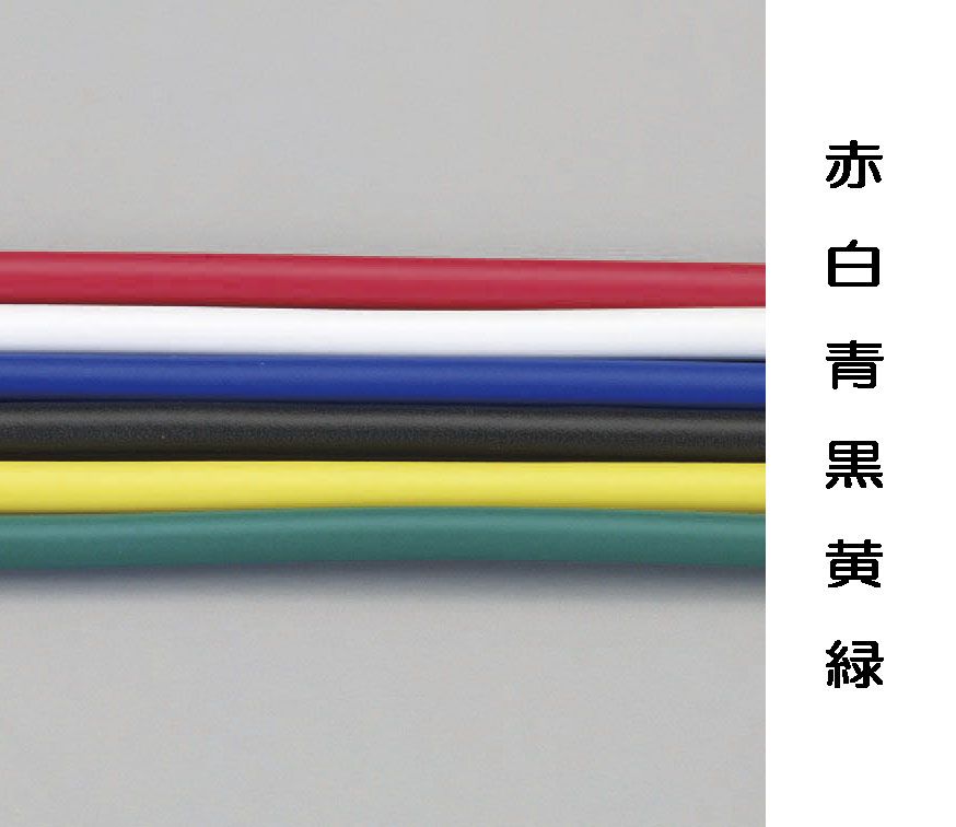 ●材質:素線:銅被覆絶縁体:耐熱性ビニール●定格温度:60℃●定格容量:600V●サイズ:1.25mm2●色:赤●長さ:50m耐水性、可とう性、加工性、着色性に優れています。環境に配慮し、鉛を含まない塩化ビニル樹脂を使用しています。撚線1心000012230729楽天 JP店　