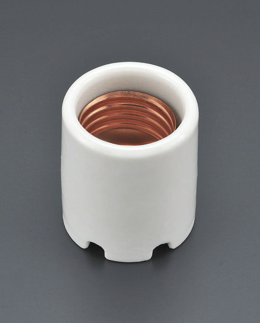 【メーカー在庫あり】 エスコ ESCO E 26口金 電球用ソケット 磁器製 000012230768 JP