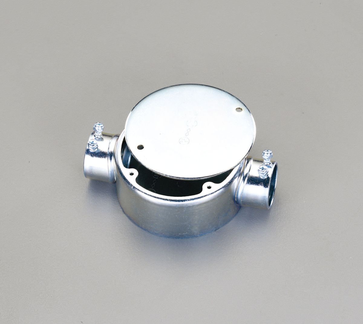 樂天商城 - 【メーカー在庫あり】 エスコ ESCO E31 露出ボックス 直線2方出/丸型 000012216882 JP店