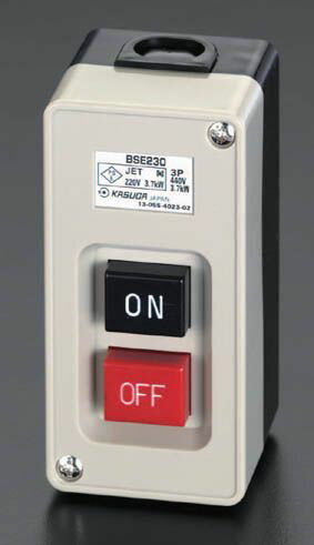 【メーカー在庫あり】 エスコ ESCO 30A/3P三相 押ボタン開閉器 000012066401 JP