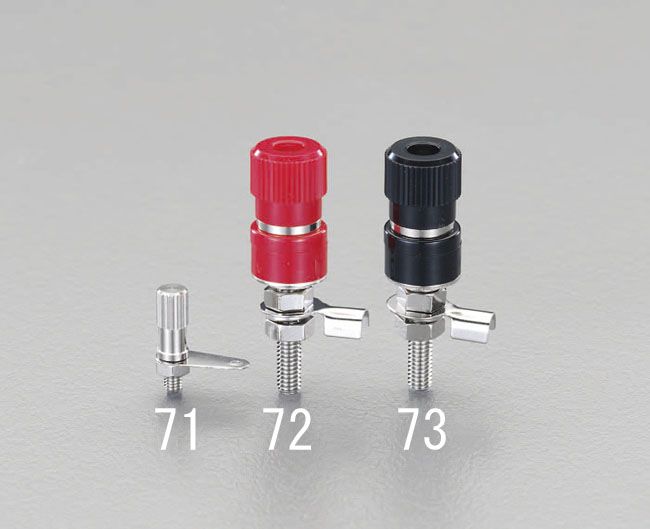 【メーカー在庫あり】 エスコ ESCO φ3.5mm/クローム ターミナル 000012217057 JP