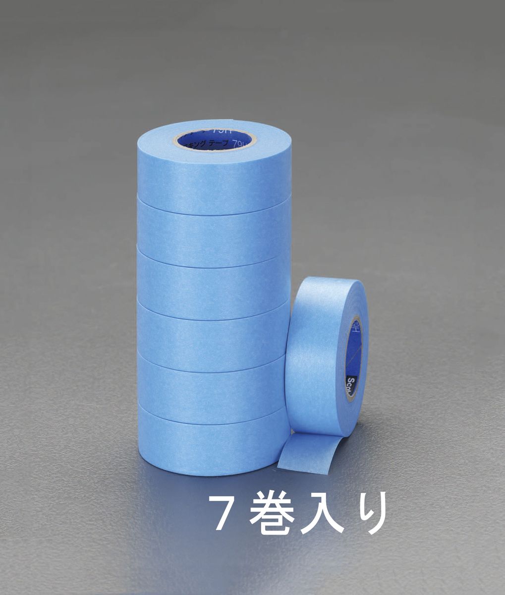 ●材質:基材:平面紙、粘着剤:アクリル系●長さ:18m●厚さ:0.09mm●幅:18mmガラス、サッシのシーリング用マスキング入数は7巻入りです。000012231334　