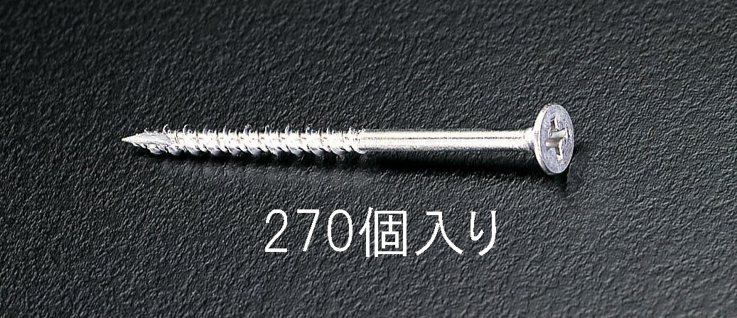 【メーカー在庫あり】 エスコ ESCO 3.8 x 25mm 打込みビス ステンレス製/270本 000012040571 JP店