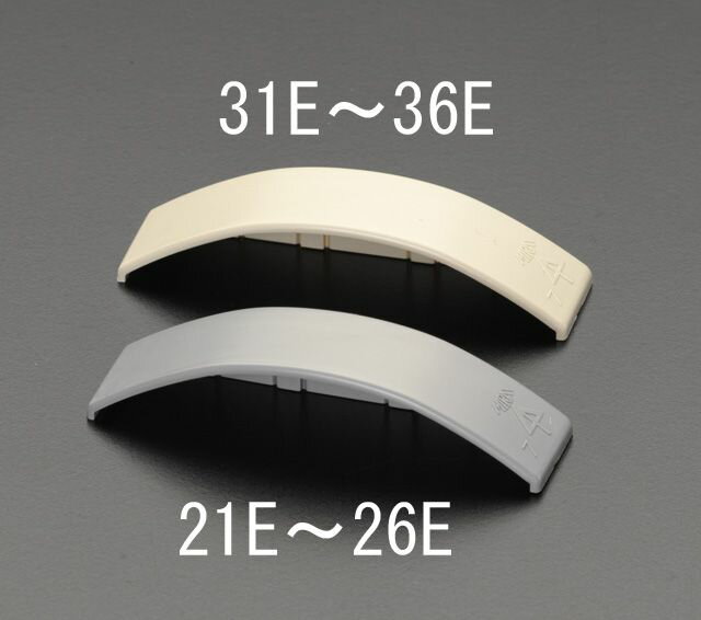 【メーカー在庫あり】 エスコ ESCO 30mm ワゴンモールエンド 灰 000012091845 JP