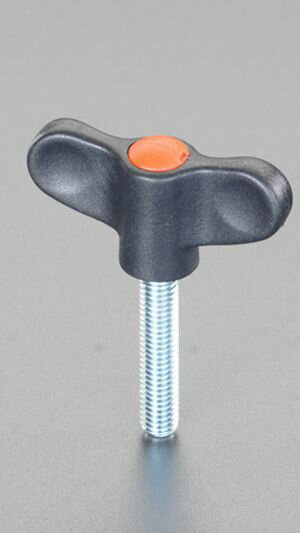 【メーカー在庫あり】 エスコ ESCO 55mm/ M8x40mm スチール製 オスねじノブオレンジ 000012092189 JP店