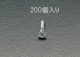 【メーカー在庫あり】 エスコ ESCO 3.1x 32mm 皿頭木ねじ ステンレス製/200本 000012060260 JP