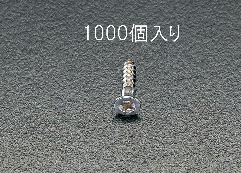 【メーカー在庫あり】 エスコ ESCO 2.4x 10mm 皿頭木ねじ ステンレス製/1000本 000012060275 JP