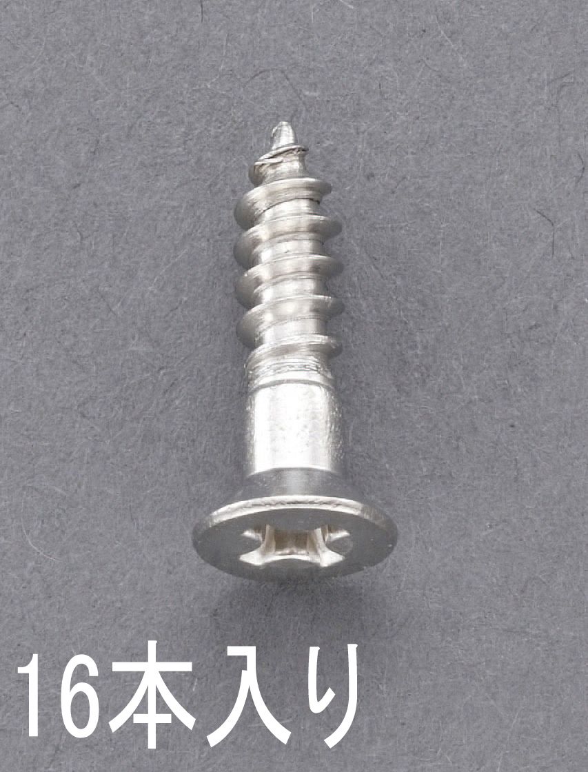 ●頭形状:(+)皿頭●材質:ステンレス（SUSXM7）●サイズ:2.7×20mm●総重量:約22g●入数:16本000012231902　