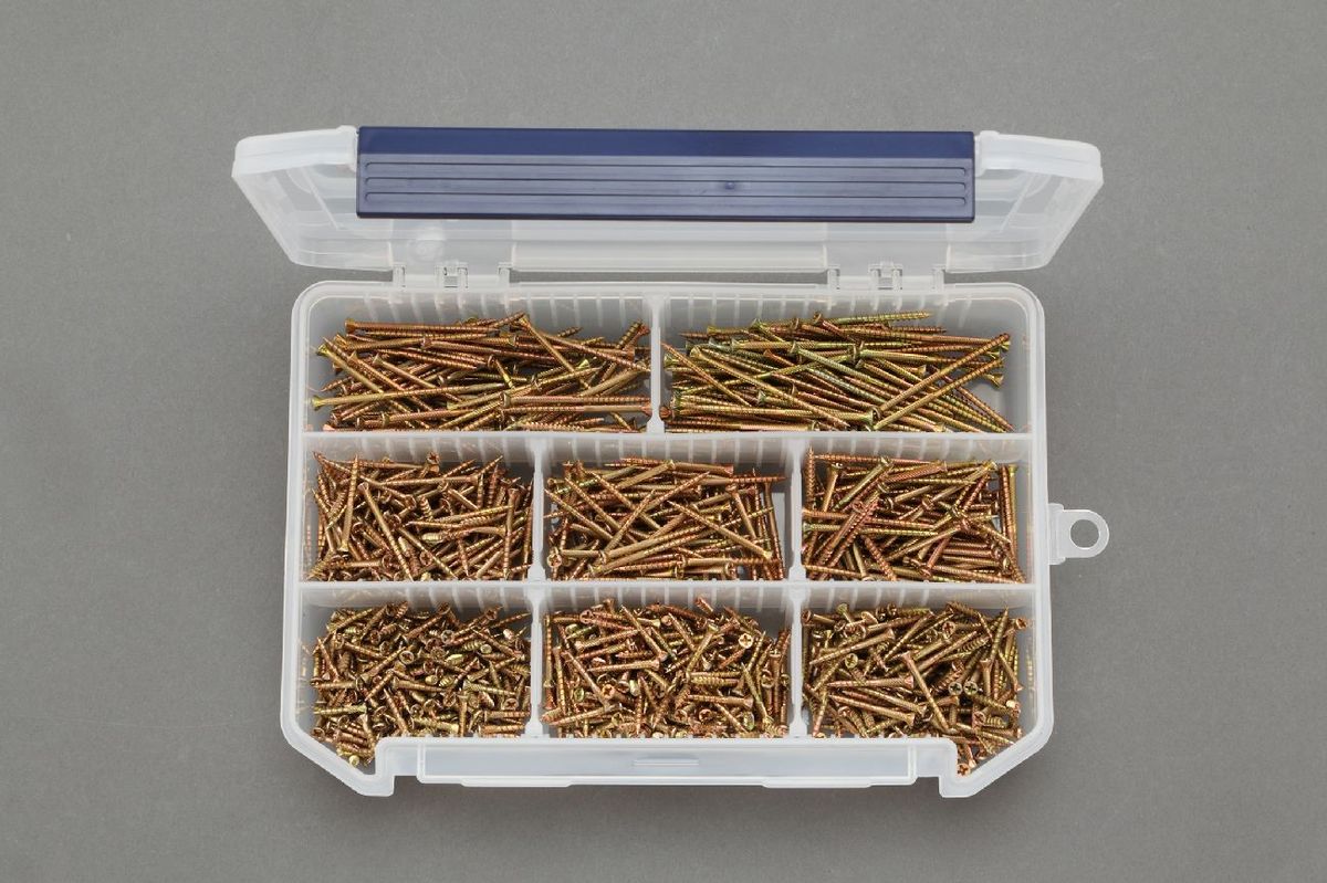 【メーカー在庫あり】 エスコ ESCO 2.6mm 木工用ビスセット 極細 000012255818 JP店
