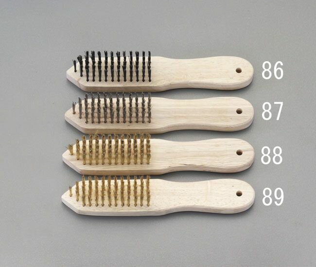 【メーカー在庫あり】 エスコ(ESCO) 230mm ワイヤーブラシ(真鍮線 5列) 000012205363 JP