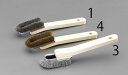 【メーカー在庫あり】 エスコ(ESCO) 225mm 柄付ブラシ(真鍮製/2行 曲) 000012252244 JP