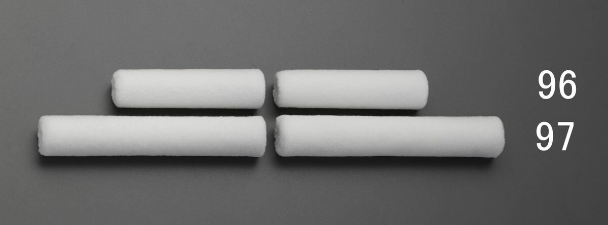 【メーカー在庫あり】 エスコ(ESCO) 100mm(6mm) 交換用スモールローラー(2本) 000012235777 JP