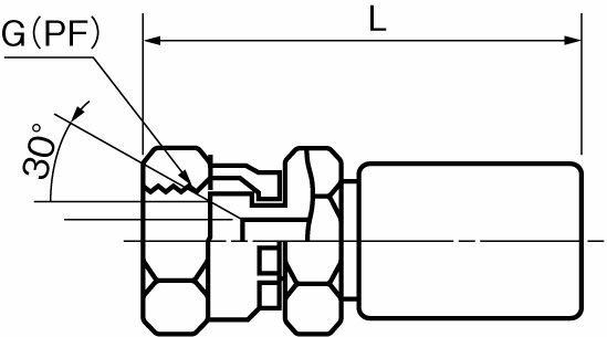 【メーカー在庫あり】 エスコ(ESCO) 6.3mmx2.0m/ 7.0MPa 高圧ホース/油圧用金具付 ...
