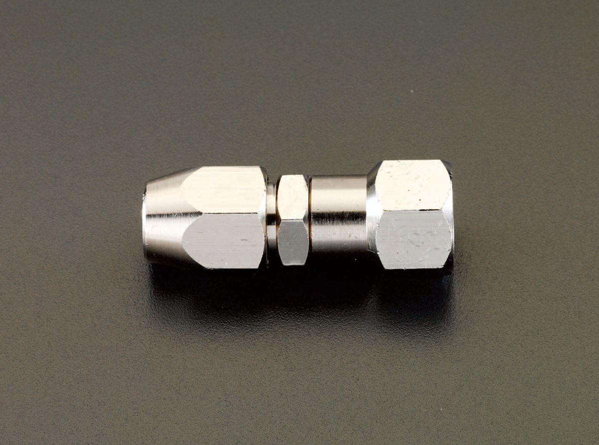 【メーカー在庫あり】 エスコ(ESCO) G 1/4"x6.5mm メスねじホースジョイント(スイベル式) 000012095536..
